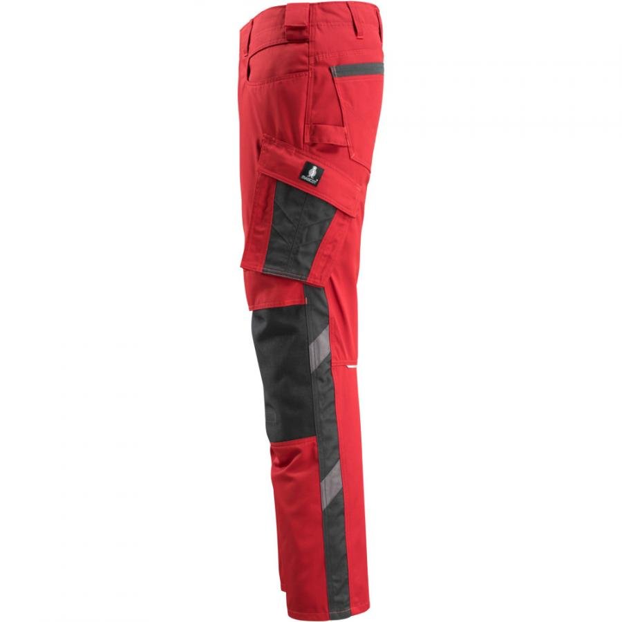 Pantalon de shop travail rouge
