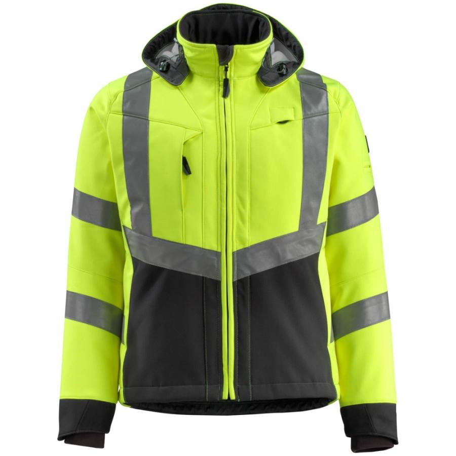 Veste de pluie Hi-Vis bicolore couleur : Jaune/Noir taille XXXL