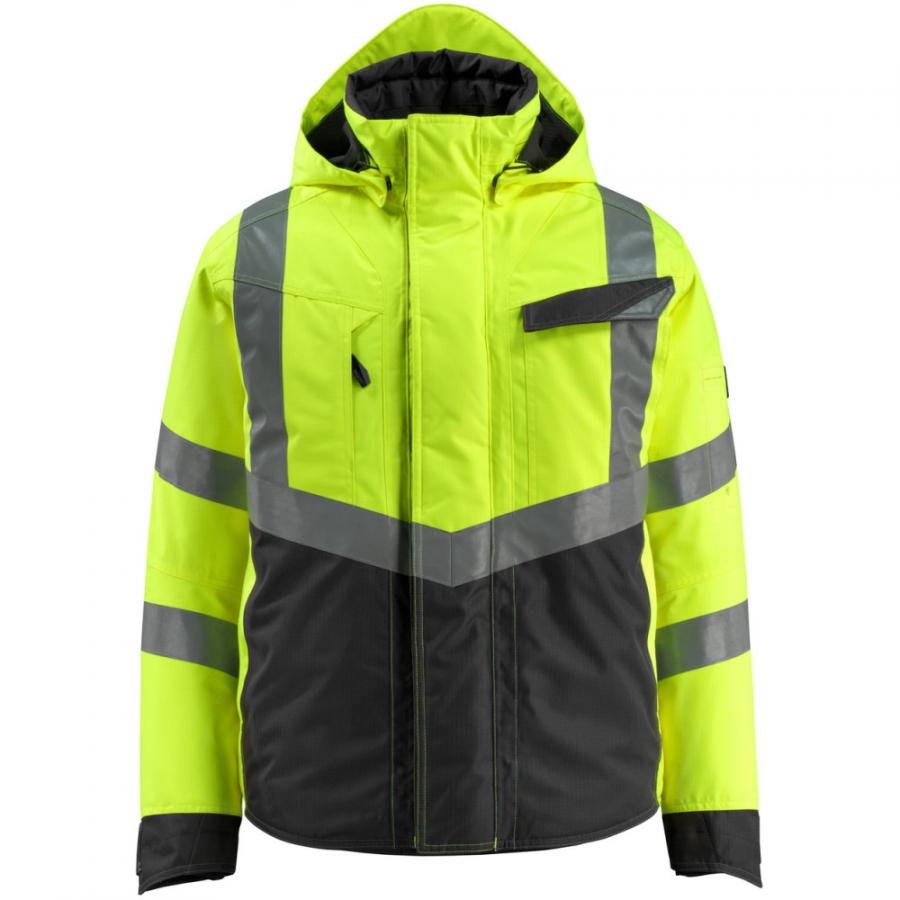 Veste de pluie Hi-Vis bicolore couleur : Jaune/Noir taille XXXL